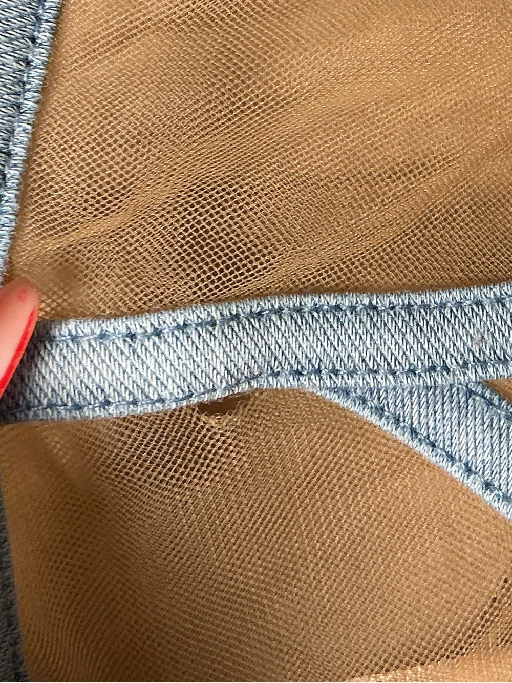 Light Blue Denim Maxi Skirt - Picture 5 of 12